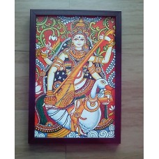 Kerala Mural- Saraswathi
